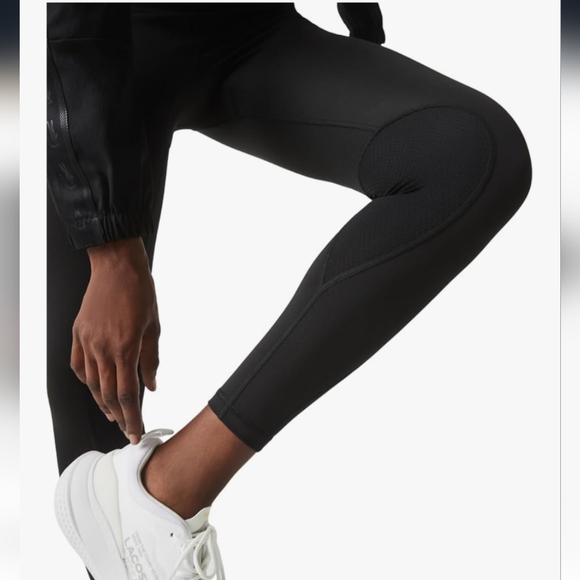 LACOSTE | Women's Authentic Black Active High-Waisted Tight Fit Leggings NWOT - Picture 6 of 13